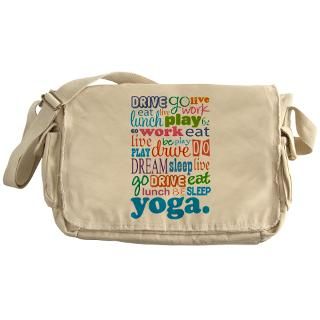 Yoga Gift For Her Messenger Bag for $37.50