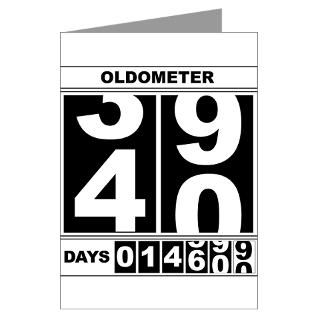 40 Gifts  40 Greeting Cards  40th Birthday Oldometer Greeting