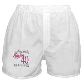 40 Gifts  40 Underwear & Panties  40th Birthday Gifts Boxer