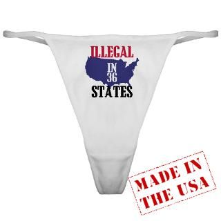  Court Underwear & Panties  Illegal In 36 States Classic Thong