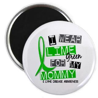 For My Kitchen and Entertaining  I Wear Lime 37 Lyme Disease Magnet