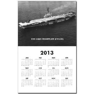 USS LAKE CHAMPLAIN (CVA 39) Calendar Print for $10.00