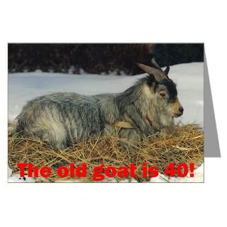 Old Goat is 40 Greeting Card