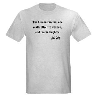 Author T shirts  Mark Twain 44 Light T Shirt