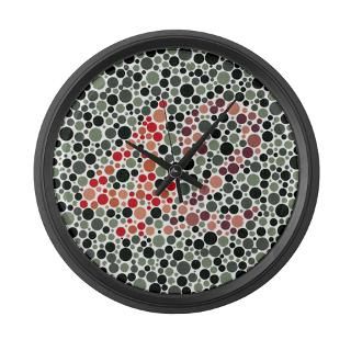 Color Blind Test #42 Large Wall Clock for $40.00