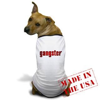 Ball Gifts > Ball Pet Apparel > Gangster Dog T Shirt