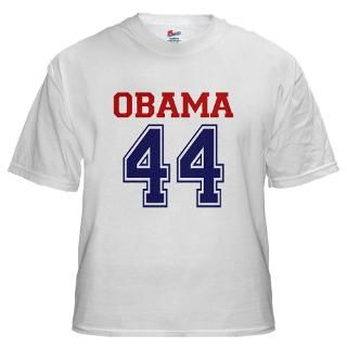 Obama 44 White T Shirt for
