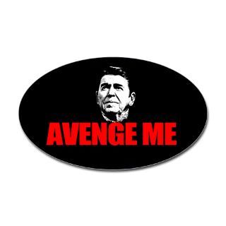 reagan avenge me sticker oval $ 4 49 also available sticker oval 50 pk