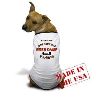 Gifts  Pet Apparel  Beer Camp Dog T Shirt