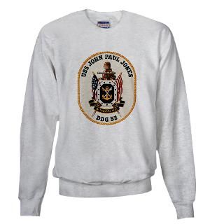 Aegis Sweatshirts & Hoodies > USS John Paul Jones DDG 53 Sweatshirt