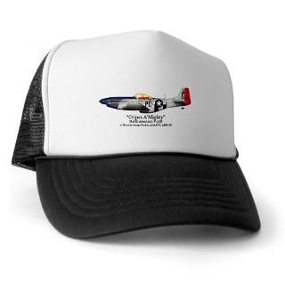 Fighter Group Hats & Caps  Preddys P 51 Cripes AMight Trucker Hat