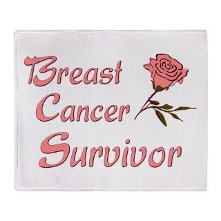 Breast Cancer Survivor Stadium Blanket for $59.50
