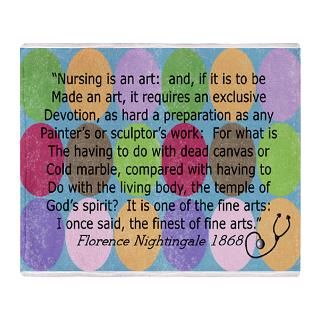Florence Nightingale Quote Bag.PNG Stadium Blanket for $59.50