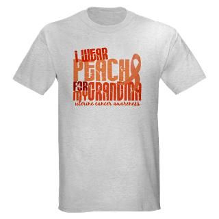 Wear Peach 6.4 Uterine Cancer T Shirt
