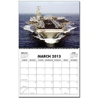 USS Enterprise CVN 65 2013 Wall Calendar by quatrosales