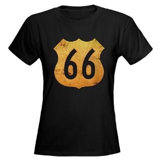 Vintage Route 66 Womens Light T Shirt