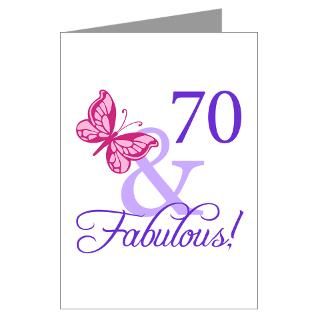 70 Gifts  70 Greeting Cards  70th Birthday Butterfly Greeting