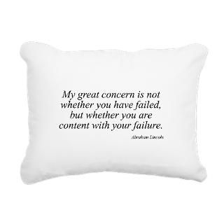 Abraham Lincoln quote 73 Rectangular Canvas Pillow