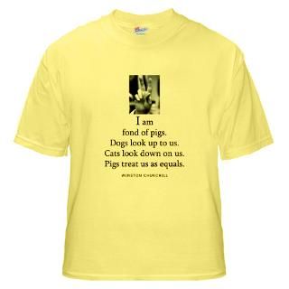 Winston Churchill quote on T Shirts, tops and giftware