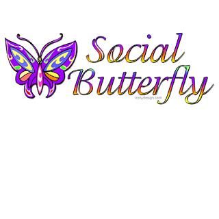 Social Butterfly : Irony Design Fun Shop   Humorous & Funny T Shirts,