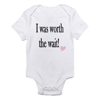 Was Worth The Wait Baby Bodysuits  Buy I Was Worth The Wait Baby