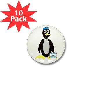 Jewish Penguin Mini Button (10 pack)