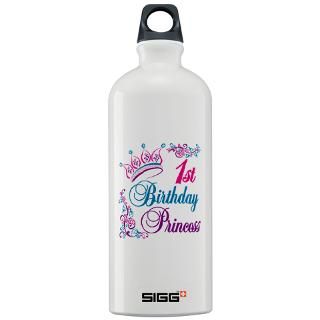 Happy First Birthday Water Bottles  Custom Happy First Birthday SIGGs