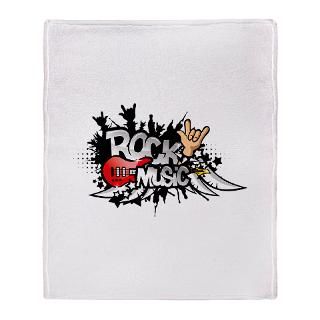 Rock And Roll Fleece Blankets  Rock And Roll Throw Blankets