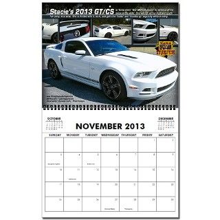 2013 Mustang STAMPEDE 2013 Wall Calendar by StrongKeepsake