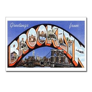 Big Letter Gifts > Big Letter Postcards > Brooklyn New York NY