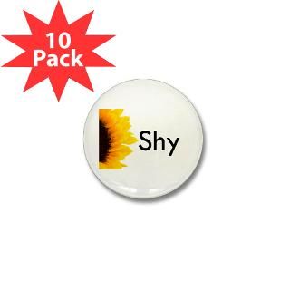 Shy Mini Button (10 pack)