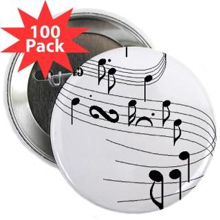 Musical Note 2.25 Button (100 pack)  Pink House Productions, Inc