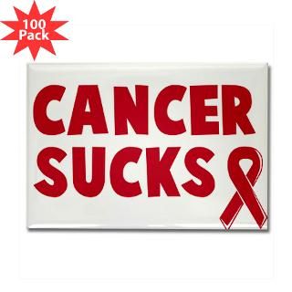 Kitchen and Entertaining  Cancer Sucks Rectangle Magnet (100 pack