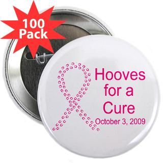 Hooves for a Cure 2.25 Button (100 pack)  Hooves for a Cure Store