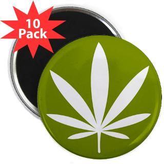 Cannabis Leaf 2.25 Magnet (10 pack)