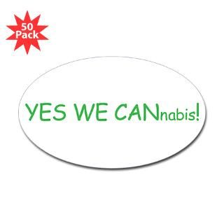 yes we cannabis oval sticker 50 pk $ 105 29