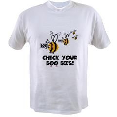 Funny spoof slogan boobies T Shirt by littlenumptees