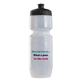 Cancer Gifts  Cancer Water Bottles  What a Pain in the Neck Trek