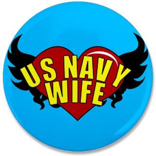 NAVY WIFE TATTOO DESIGN Mini Button (100 pack)