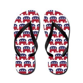 2012 Gifts  2012 Bathroom  Republican Elephant (Mini) Flip Flops