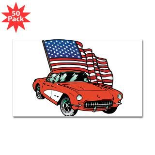 american flag car rectangle sticker 50 pk $ 113 99