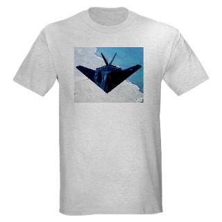 F117 Stealth USAF gift Ash Grey T Shirt T Shirt by prideandvalor