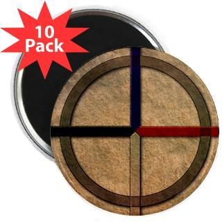 Cherokee Medicine Wheel 2.25 Button (100 pack)