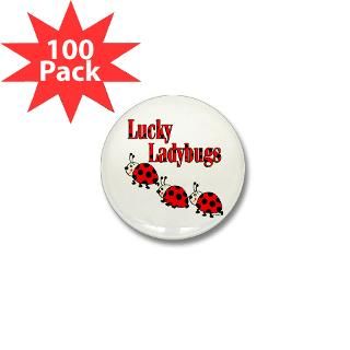 Lucky Ladybugs Mini Button (100 pack) for $125.00
