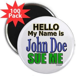 john doe sue me 2 25 magnet 100 pack $ 124 98