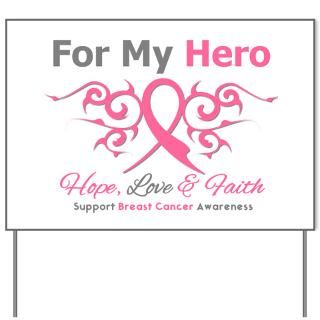Breast Cancer Hero Tribal Ribbon Shirts  Gifts 4 Awareness Shirts and
