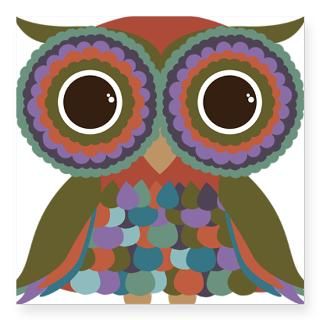 Colorful Owl Stickers  Car Bumper Stickers, Decals