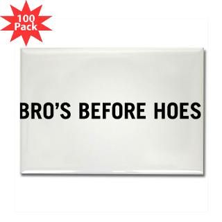 bro s before hoes rectangle magnet 100 pack $ 142 99