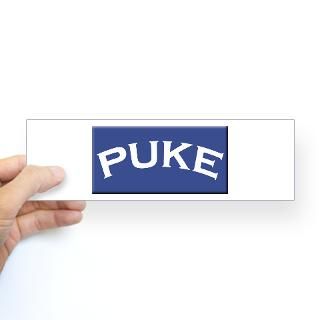 Puke Stickers  Car Bumper Stickers, Decals