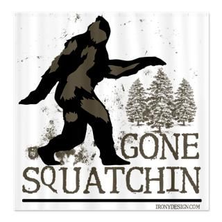 Gone Squatchin  Irony Design Fun Shop   Humorous & Funny T Shirts,